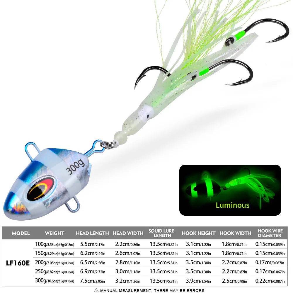 PROBEROS Metal Jig Glow Slow Jigging Lure - Fish & Cheaps | Fishing & Outdoor Gear