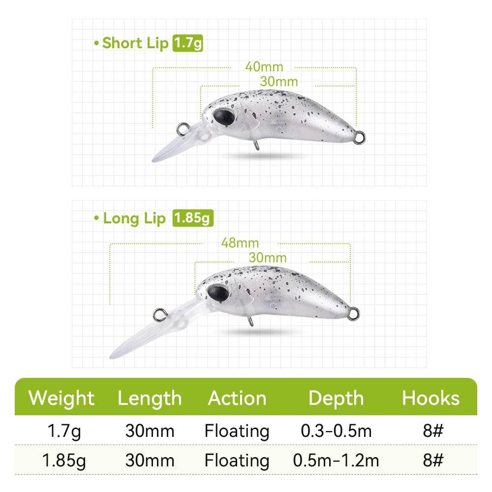 Kingdom Micro Expert Floating Minnow 30mm - Fish & Cheaps | Fishing & Outdoor Gear