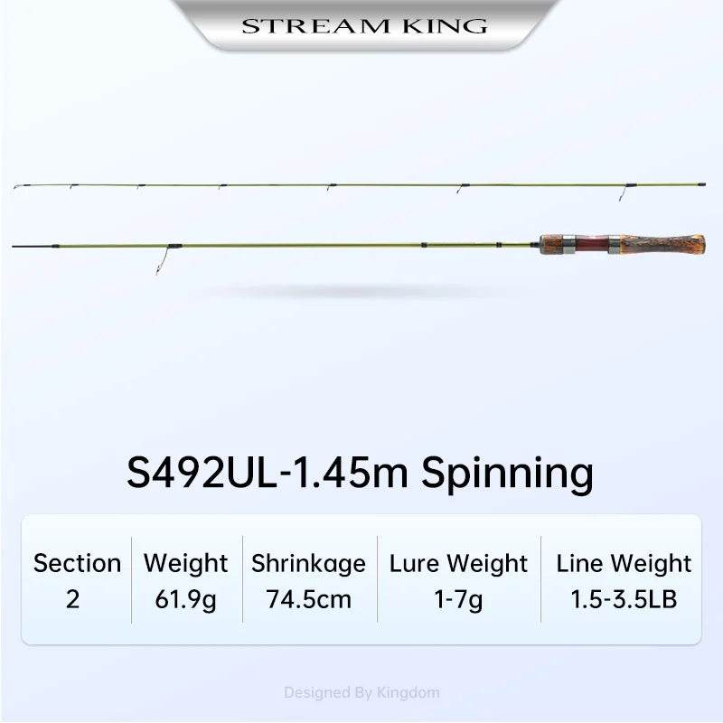 KINGDOM STREAM KING Ultralight Carbon Rod – Travel Perfection - Fish & Cheaps | Fishing & Outdoor Gear