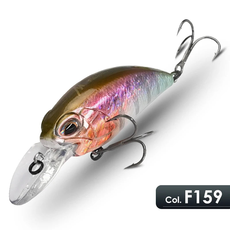 MEREDITH 6.5cm 14g JERK CRANK Wobblers Crank Fishing Lure Artificial Minnow Jerkbait Floating Hrad Lure For Trout Fishing Bait