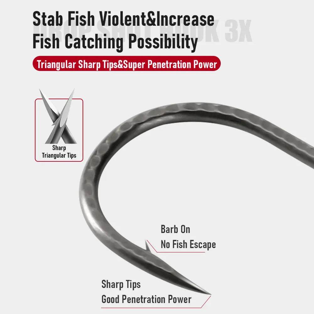 Kingdom Weighted Worm Hooks – 5 Pack - Fish & Cheaps | Fishing & Outdoor Gear