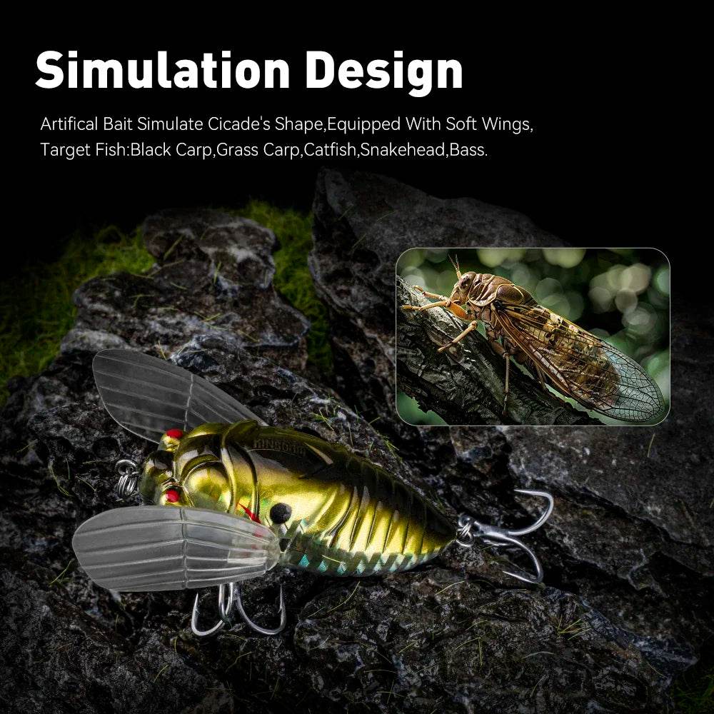 Kingdom Bionic Cicada Topwater Lure - Fish & Cheaps | Fishing & Outdoor Gear