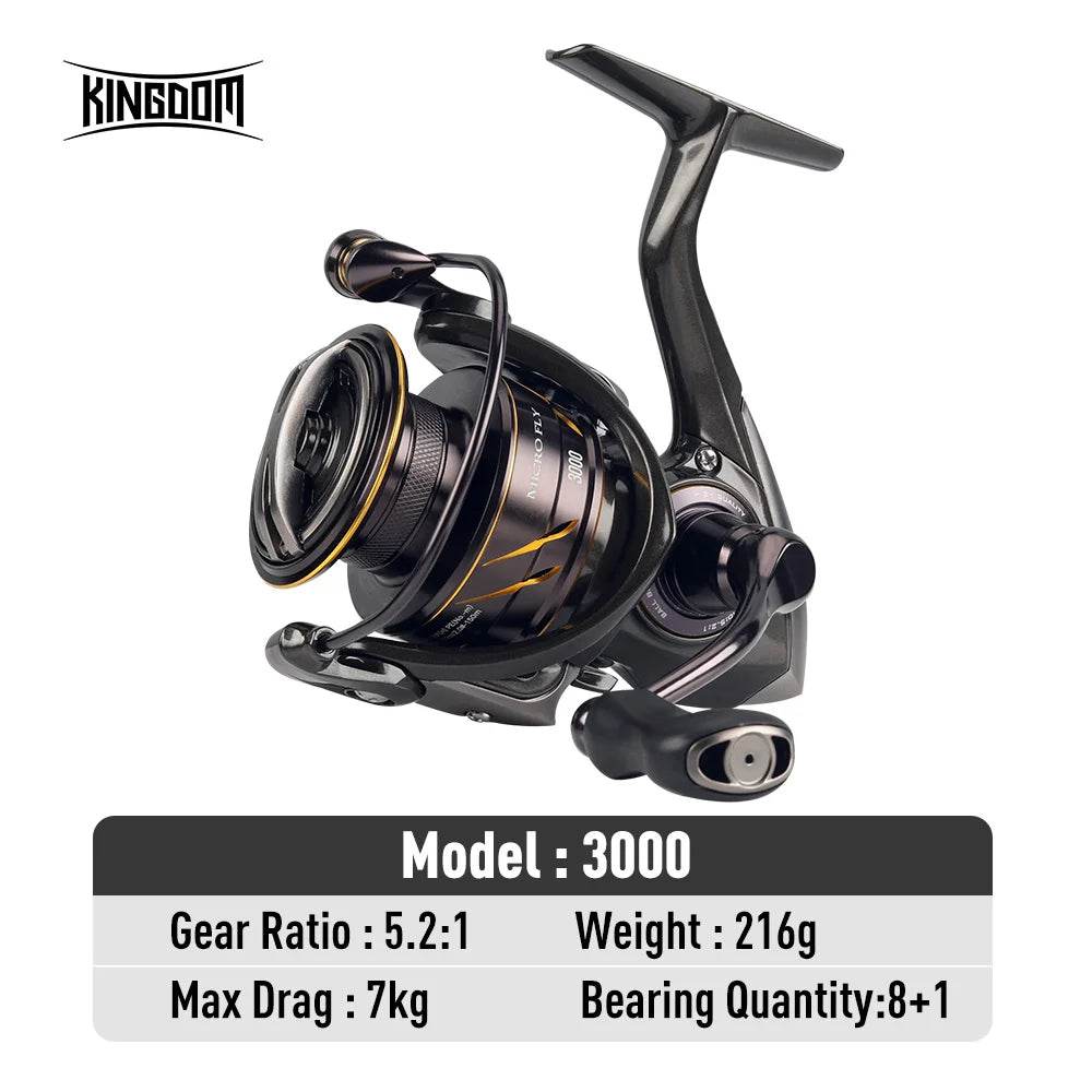 Kingdom Micro Fly Pro Spinning Reel – Ultralight Precision - Fish & Cheaps | Fishing & Outdoor Gear