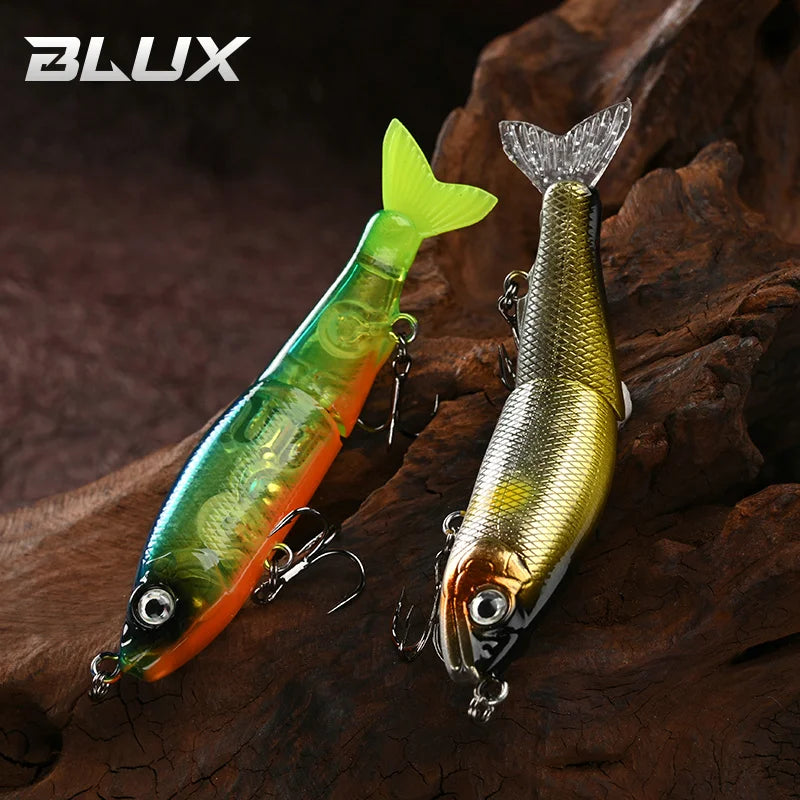 BLUX JACK CLAW 70F 70mm 4.2g Slow Floating Jointed Swimbait Minnow Wobbler Fishing Lure Artificial Hard Bait for Pike Bass Trout