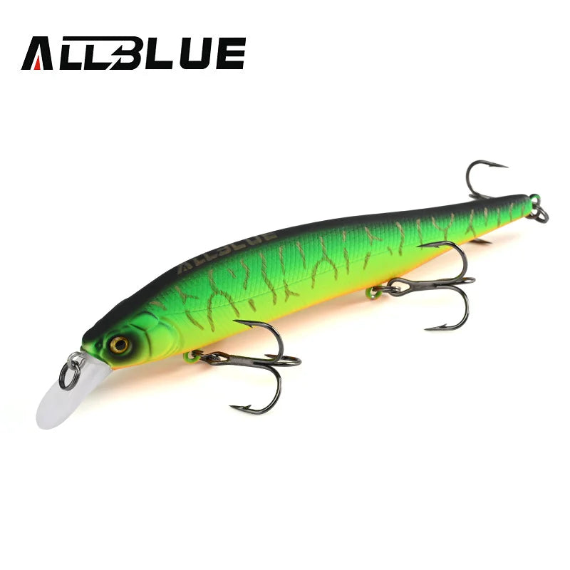 ALLBLUE KITETSU 115SP Wobbler Suspend Fishing Lure 115mm 15.4g Hard Plastic Minnow Pike Bass Perch Artificial Bait Tackle
