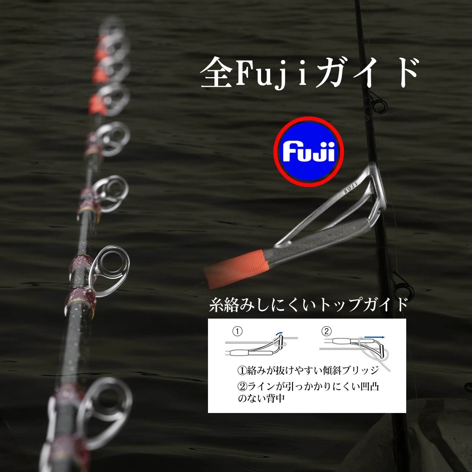 Goture Full Fuji Guide Ring Ocean Jigging Rod - Fish & Cheaps | Fishing & Outdoor Gear