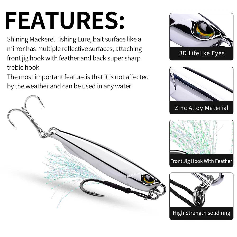 PROBEROS Hot Metal Jig – Versatile Saltwater Fishing Lure - Fish & Cheaps | Fishing & Outdoor Gear