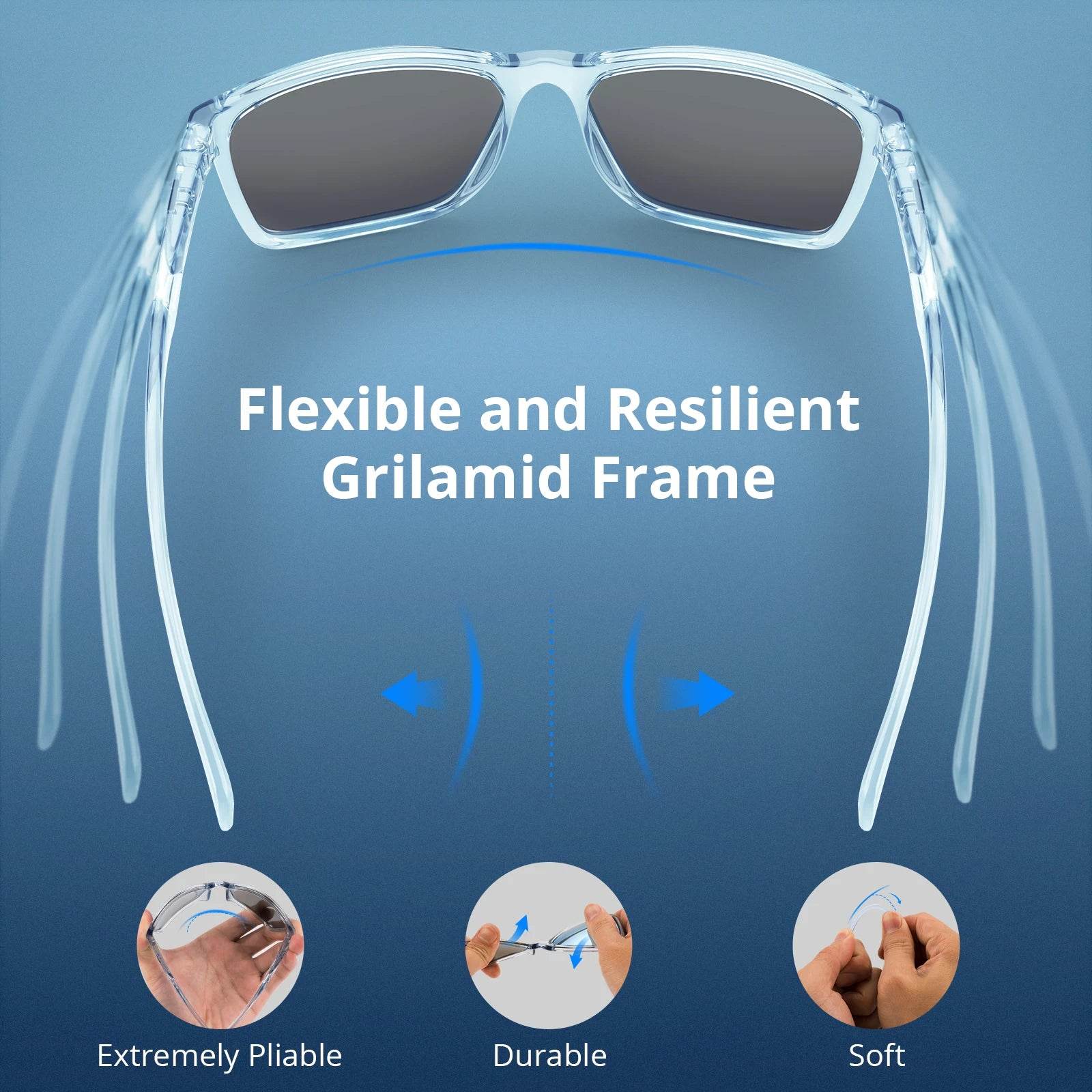 KastKing FlatRock Polarised Sport Sunglasses - Fish & Cheaps | Fishing & Outdoor Gear