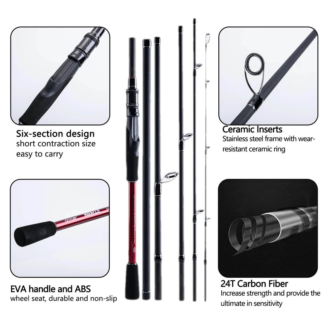 Goture Ultralight Carbon Spinning Rod - Fish & Cheaps | Fishing & Outdoor Gear