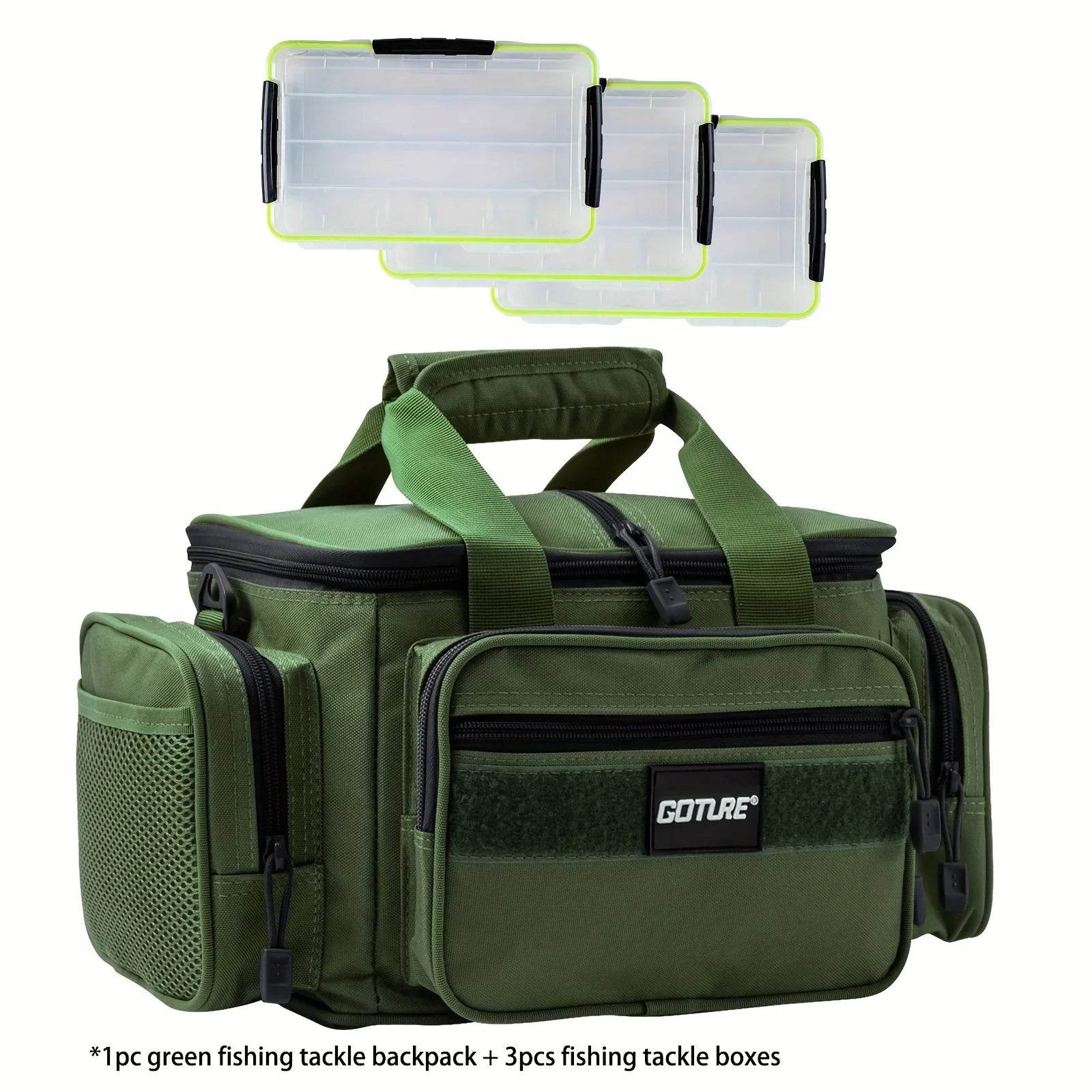 Goture Waterproof Fishing Bag – 3 Box Outdoor Backpack - Fish & Cheaps | Fishing & Outdoor Gear
