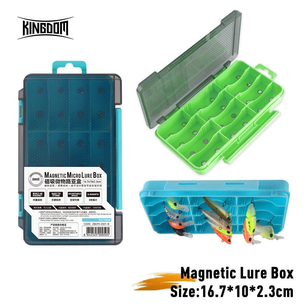 Kingdom Portable Magnetic Tackle Box - Fish & Cheaps | Fishing & Outdoor Gear