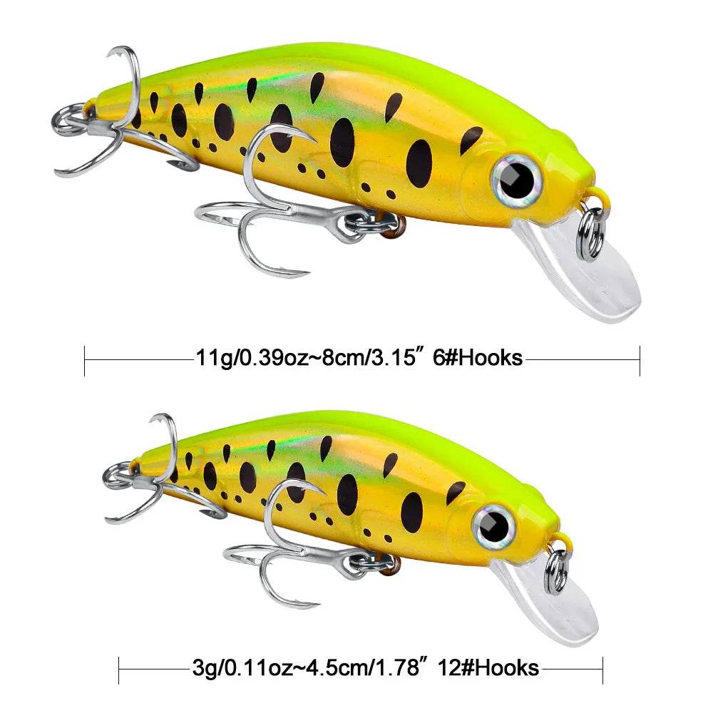 PROBEROS Sinking Minnow 80mm – Lifelike Crankbait Action - Fish & Cheaps | Fishing & Outdoor Gear