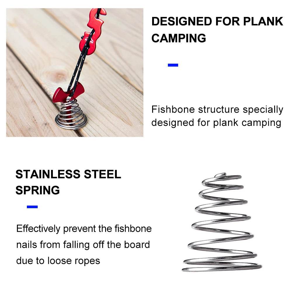 Widesea Fish Bone Deck Carabiner Set - Fish & Cheaps | Fishing & Outdoor Gear