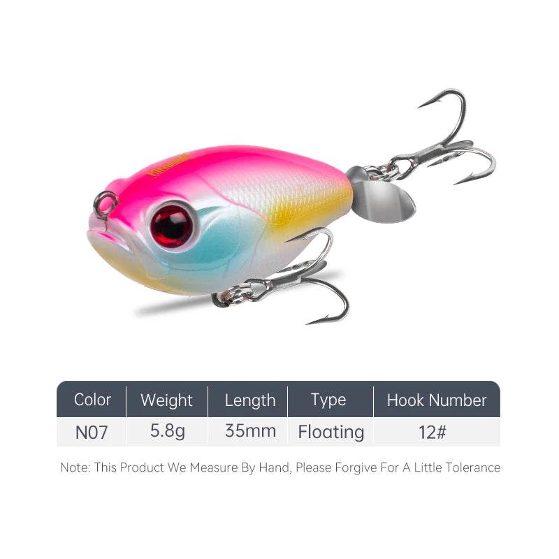 Kingdom GoldPop 35mm Topwater Lure - Fish & Cheaps | Fishing & Outdoor Gear