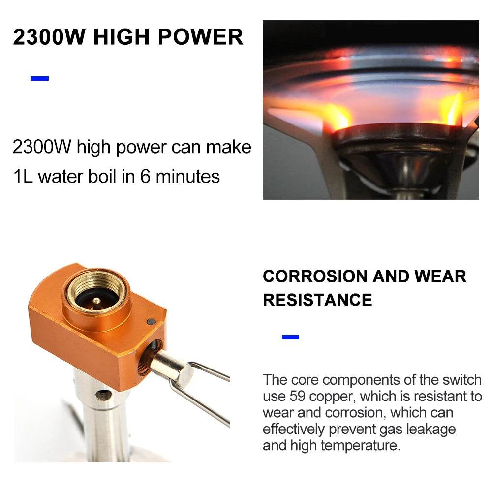 Widesea Pocket Gas Stove — Ultra-Light Outdoor Cooker - Fish & Cheaps | Fishing & Outdoor Gear