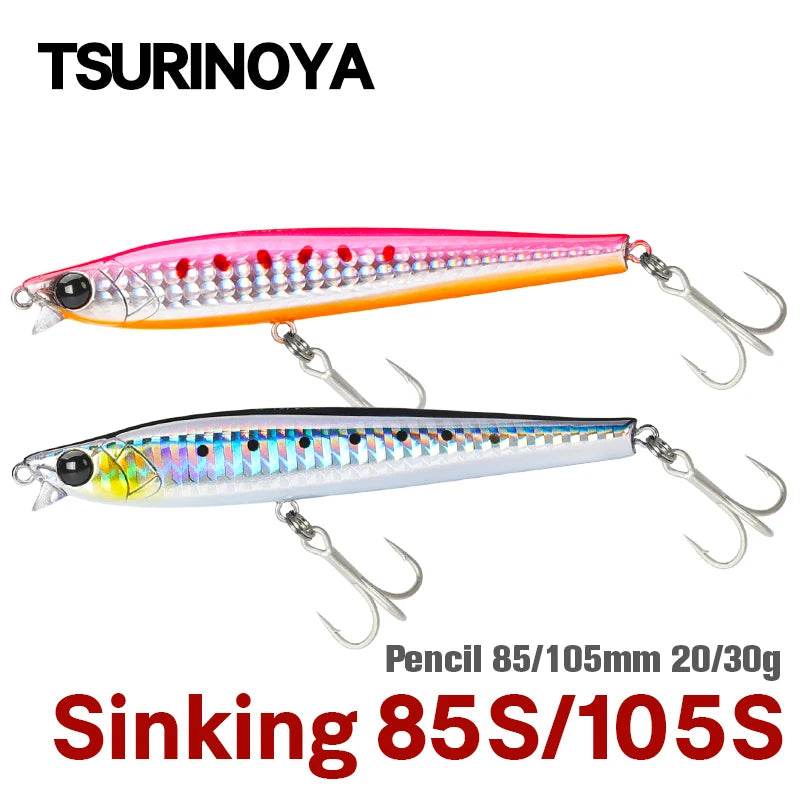 TSURINOYA AIRAZOR Sinking Pencil Lure - Fish & Cheaps | Fishing & Outdoor Gear