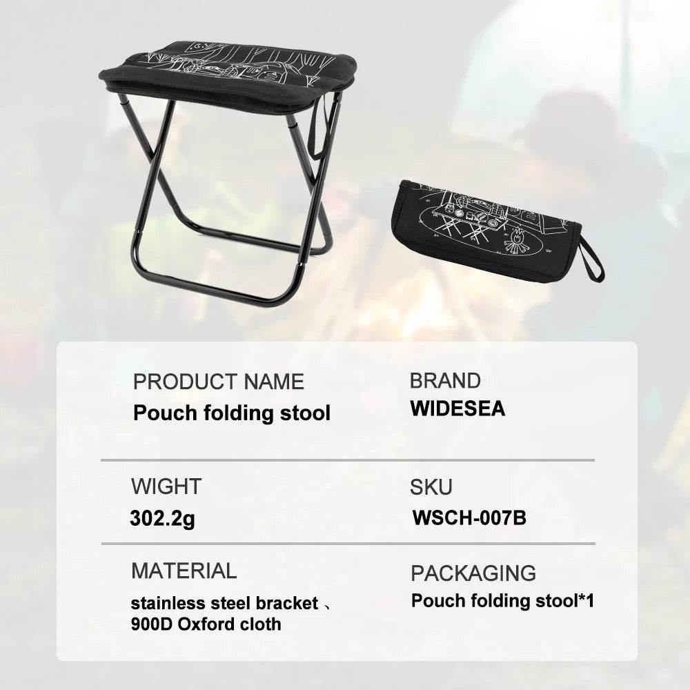 Widesea Foldable Camping Stool - Fish & Cheaps | Fishing & Outdoor Gear