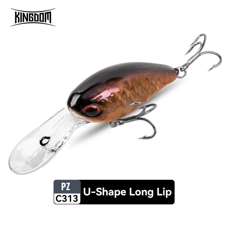 KINGDOM Floating Minnow Crankbait Lure - Fish & Cheaps | Fishing & Outdoor Gear
