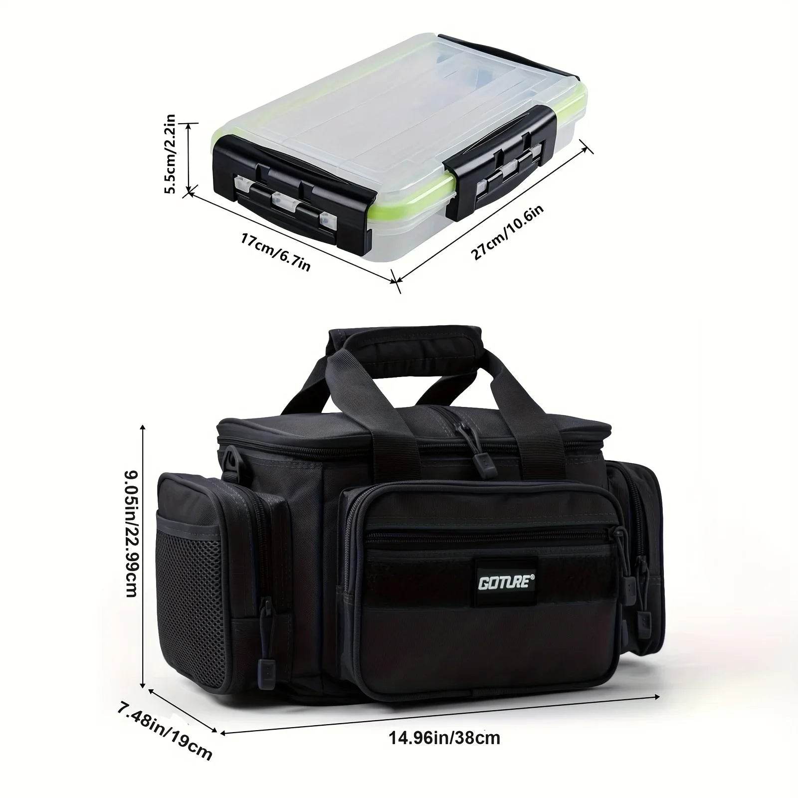 Goture Waterproof Fishing Bag – 3 Box Outdoor Backpack - Fish & Cheaps | Fishing & Outdoor Gear