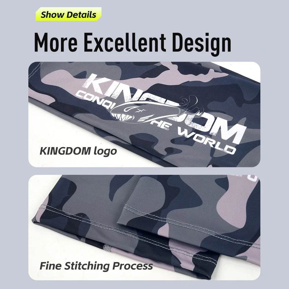 Kingdom Sport UV Fishing Sleeves & Face Cover - Fish & Cheaps | Fishing & Outdoor Gear