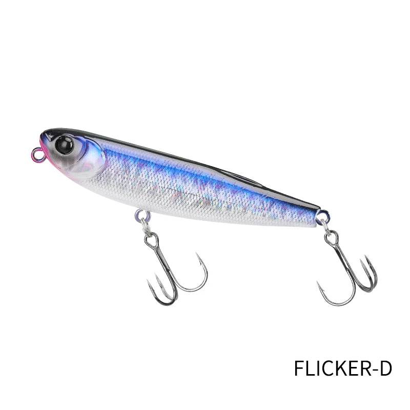TSURINOYA FLICKER 70F Z Dog Topwater Walker - Fish & Cheaps | Fishing & Outdoor Gear