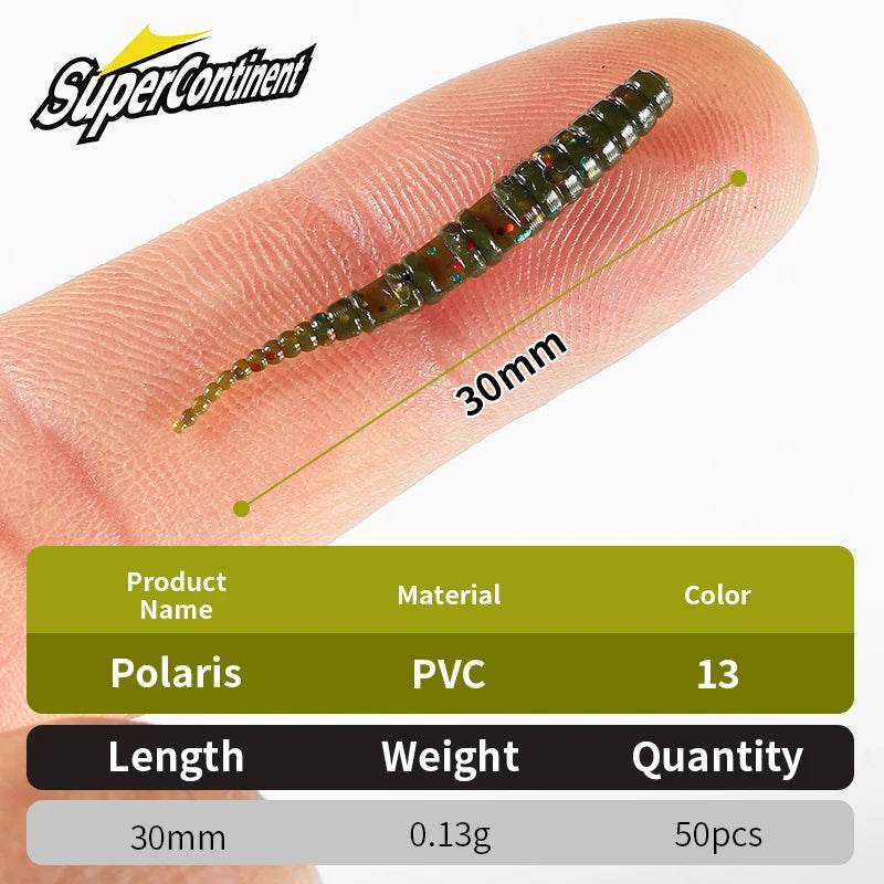 Supercontinent Polaris 3cm Soft Lures – 50 Pack - Fish & Cheaps | Fishing & Outdoor Gear