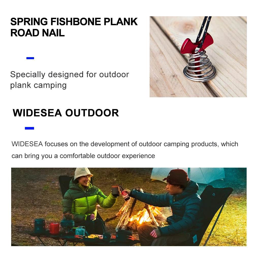 Widesea Fish Bone Deck Carabiner Set - Fish & Cheaps | Fishing & Outdoor Gear