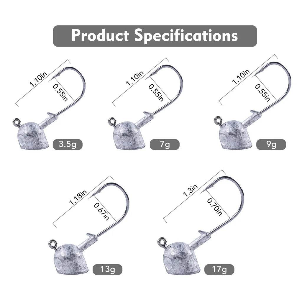 Goture Jigging Head Hook Set – Versatile & Durable - Fish & Cheaps | Fishing & Outdoor Gear