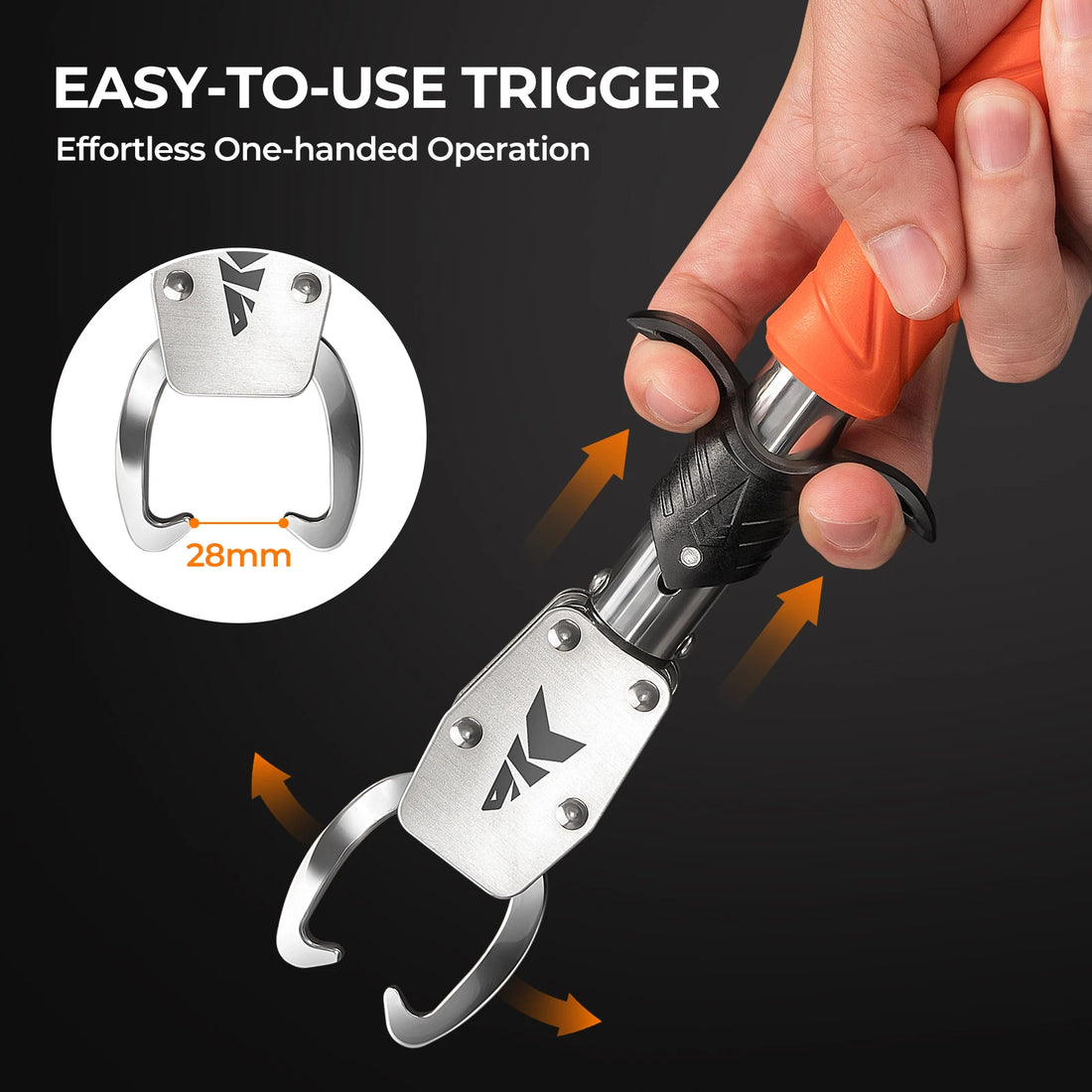 KastKing Paradox 9" Lip Grip – Stainless Steel Fish Landing Tool - Fish & Cheaps | Fishing & Outdoor Gear