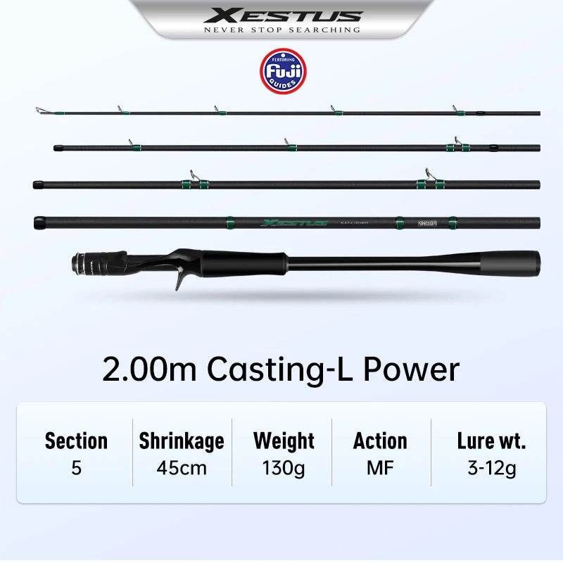 Kingdom Xestus 5-Section Travel Fishing Rod - Fish & Cheaps | Fishing & Outdoor Gear