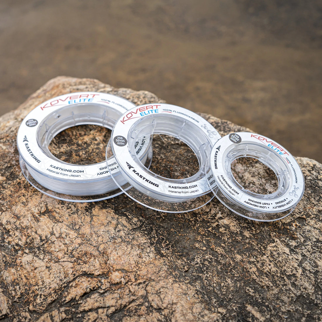KastKing KOVERT Elite 100% Fluorocarbon Fishing Line