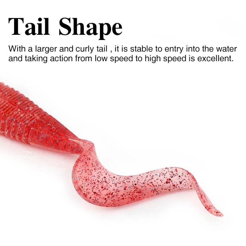 TSURINOYA PULSE Grub Soft Lure 6cm - Fish & Cheaps | Fishing & Outdoor Gear
