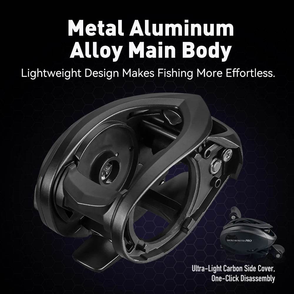 KINGDOM Micro Pro Baitcasting Fishing Reel - Fish & Cheaps | Fishing & Outdoor Gear