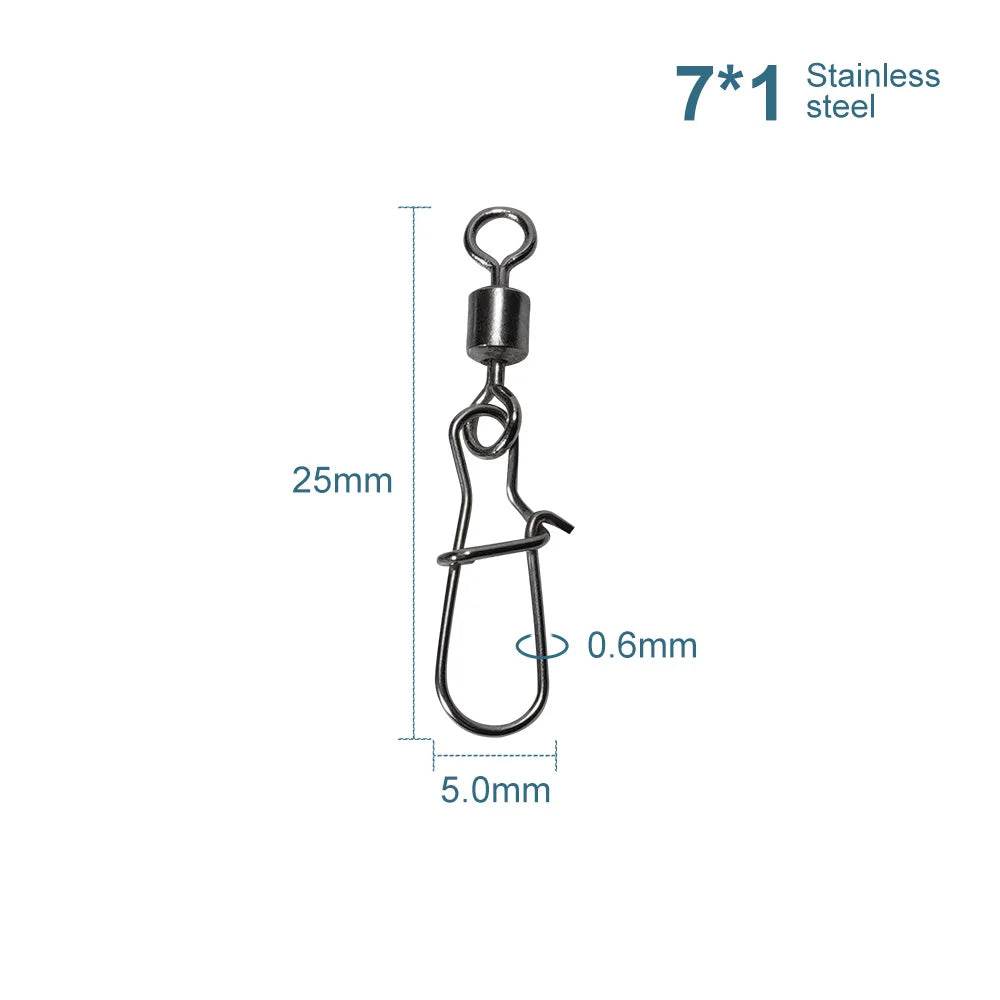 Noeby Pike Fishing Connector Pin Swivels - Fish & Cheaps | Fishing & Outdoor Gear