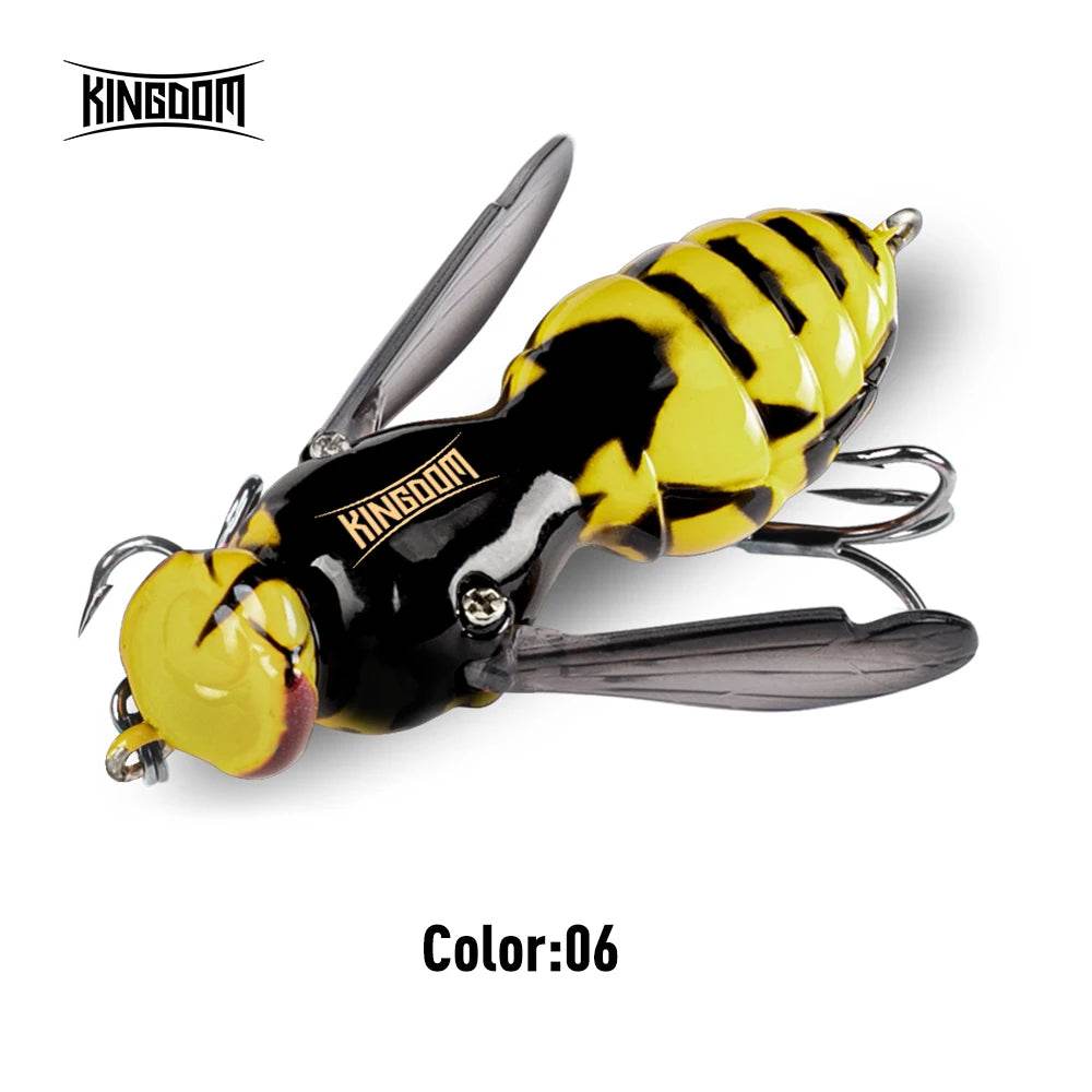 Kingdom Floating Wasp Bait – Ultra-Realistic Insect Lure - Fish & Cheaps | Fishing & Outdoor Gear