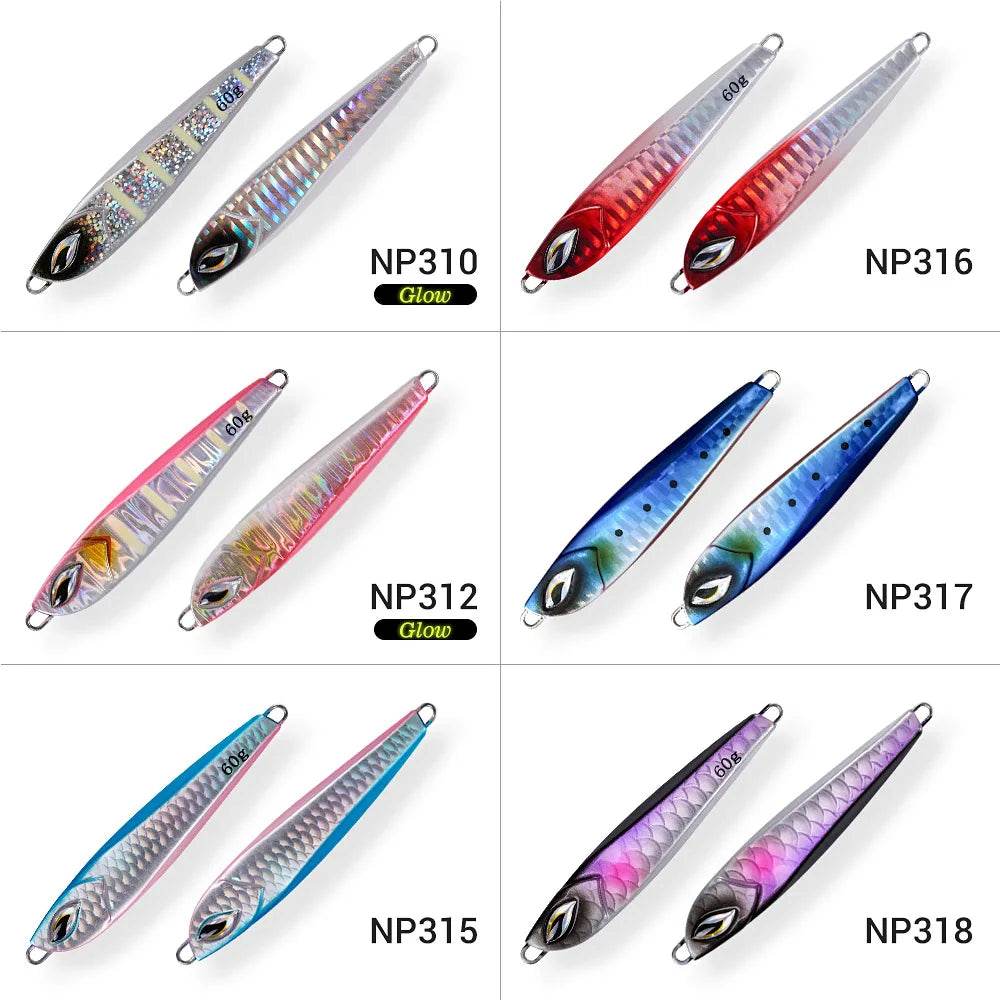 Noeby Sardine Slide Metal Jig 60g – Long Casting Lure - Fish & Cheaps | Fishing & Outdoor Gear