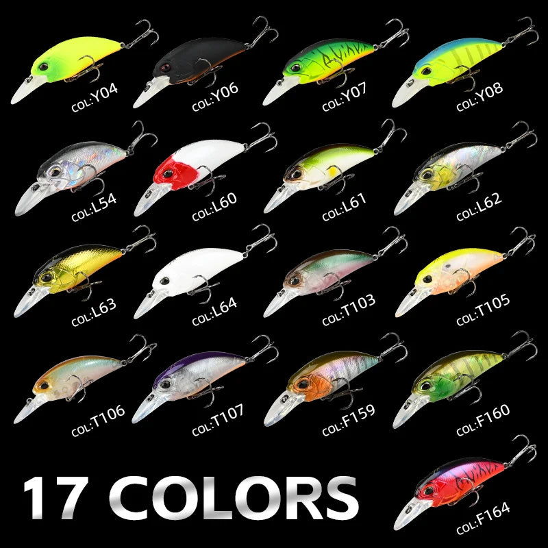 MEREDITH 6.5cm 14g JERK CRANK Wobblers Crank Fishing Lure Artificial Minnow Jerkbait Floating Hrad Lure For Trout Fishing Bait