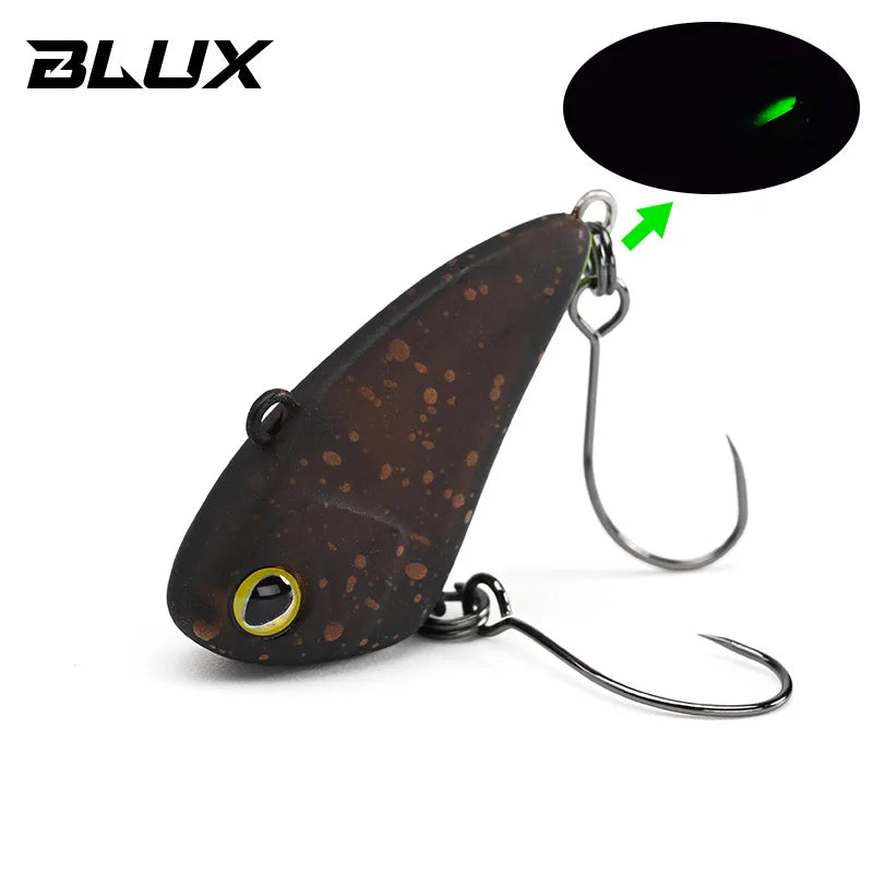 BLUX Tapdancer 28mm 2.6g Mini VIB Lipless Crankbait Fishing Lure Stream Area Trout Vibration Plastic Wobbler Artificial Bait