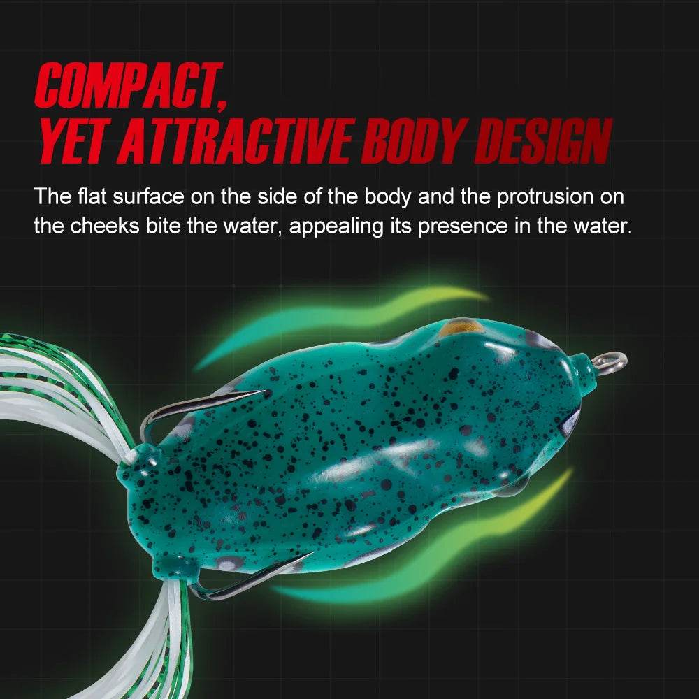 Noeby Hollow Body Frog Topwater Lure - Fish & Cheaps | Fishing & Outdoor Gear