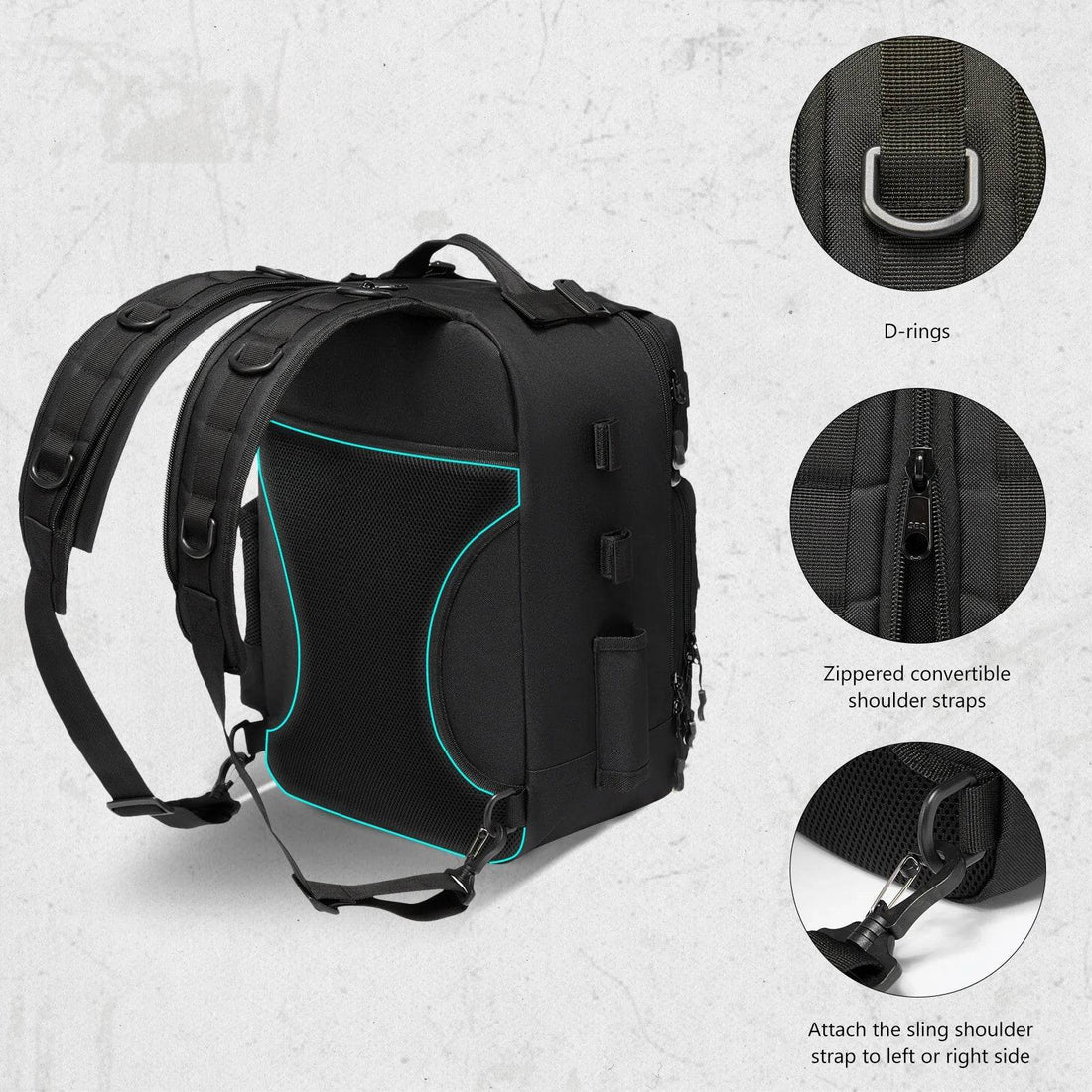 BASSDASH Convertible Tackle Sling Pack - Fish & Cheaps | Fishing & Outdoor Gear