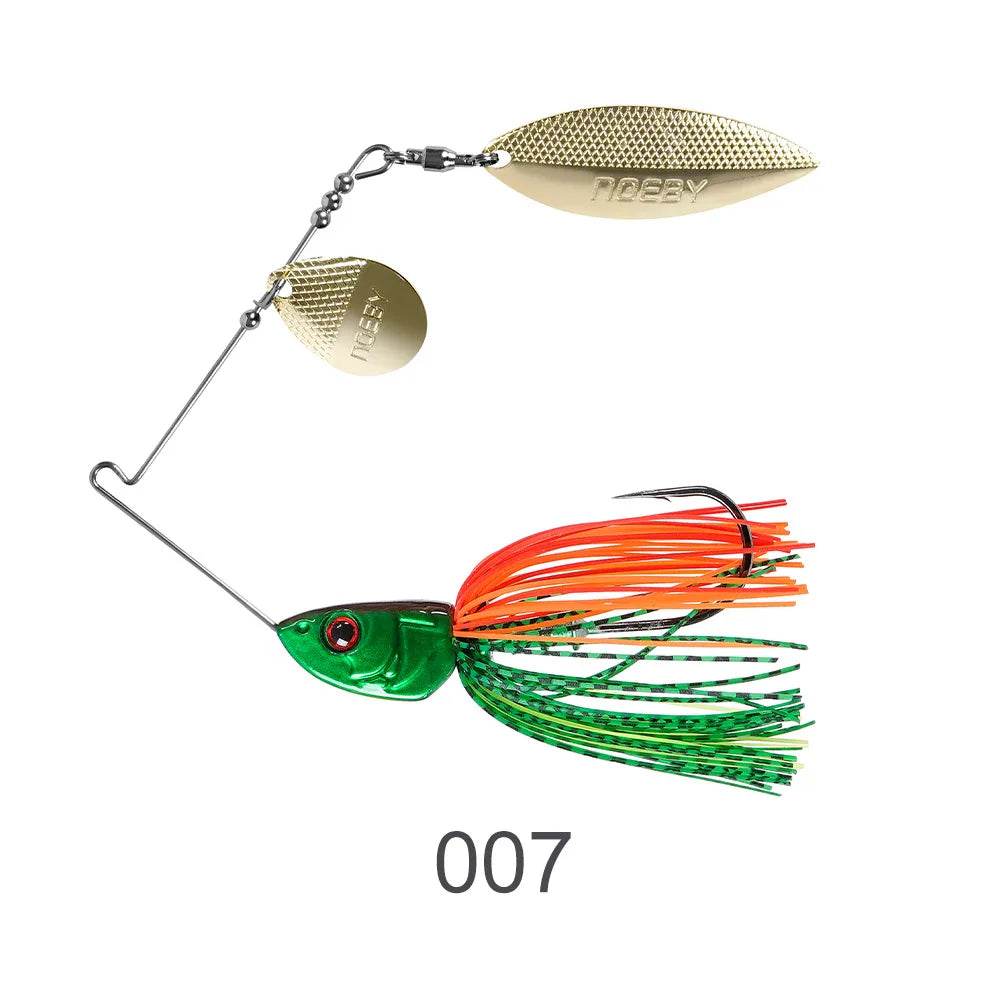 Noeby Spinnerbait Double Willow Blade Lure - Fish & Cheaps | Fishing & Outdoor Gear