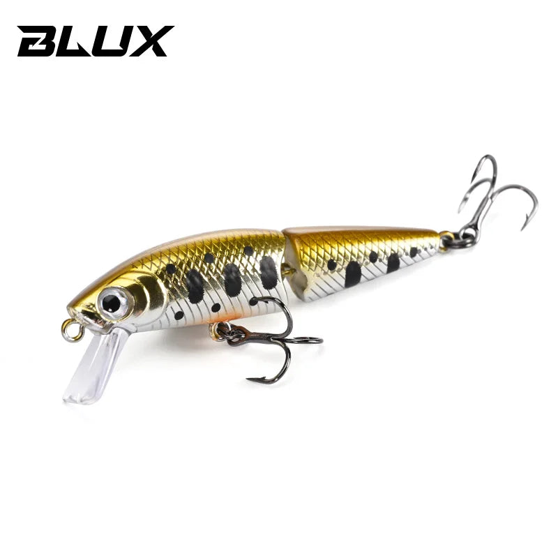 BLUX DR. Minnow Joint 50S Swimbait 50mm 3.2g Sinking Wobbler Fishing Lure Artificial Hard Bait for Pike Bass Trout