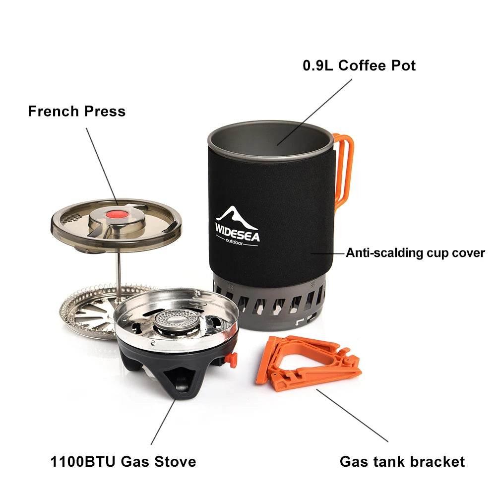 Widesea Camping Cooking System with Heat Exchanger - Fish & Cheaps | Fishing & Outdoor Gear