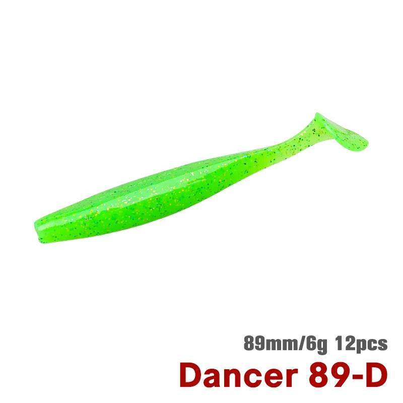 TSURINOYA DANCER T Tail Worm 89mm Soft Lure - Fish & Cheaps | Fishing & Outdoor Gear