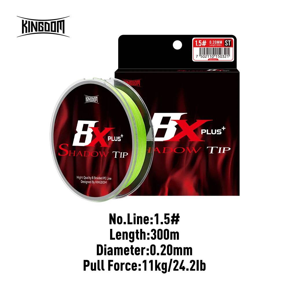 Kingdom Micro Hot 8-Strand Braided PE Line - Fish & Cheaps | Fishing & Outdoor Gear