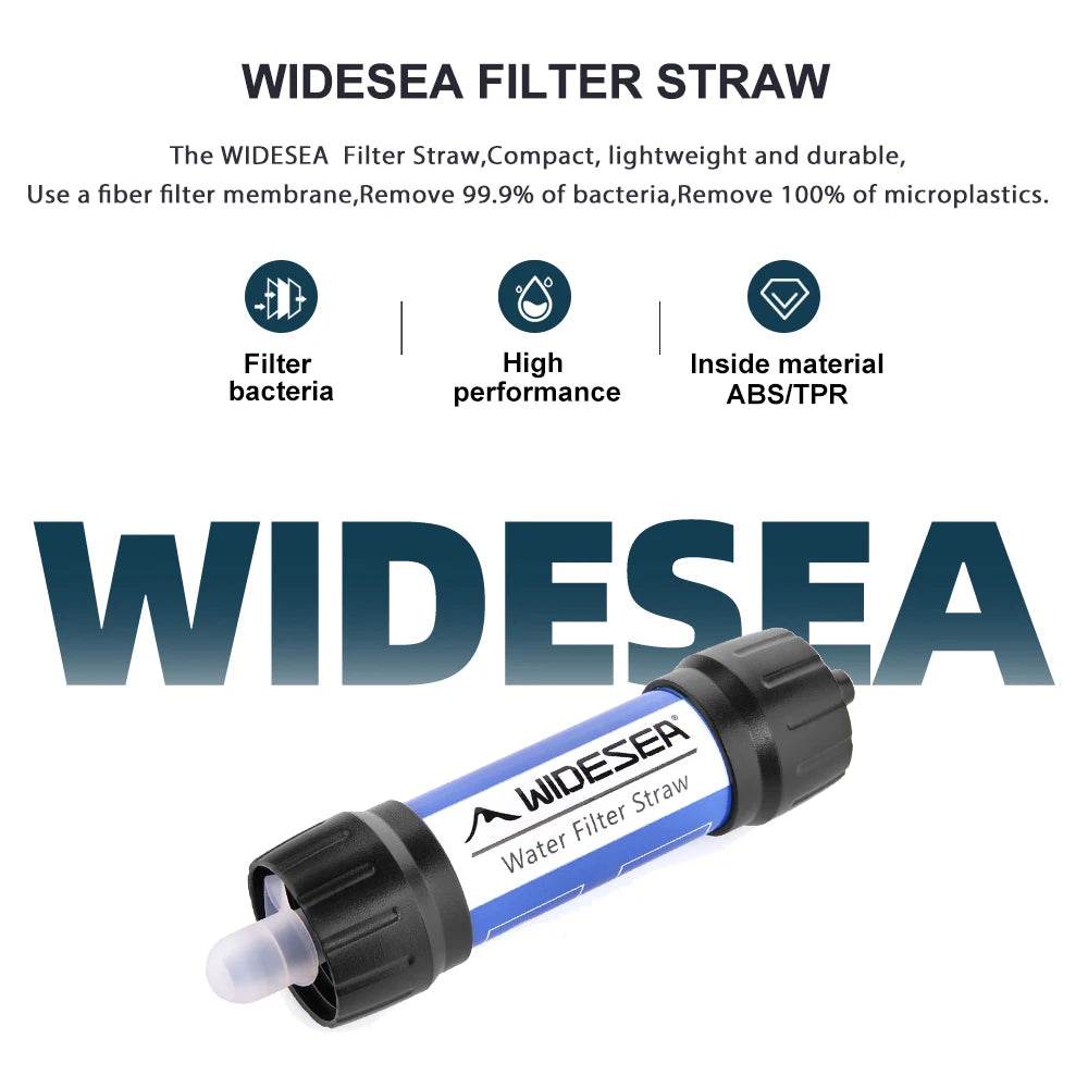 Widesea Compact Camping Water Purifier Straw - Fish & Cheaps | Fishing & Outdoor Gear
