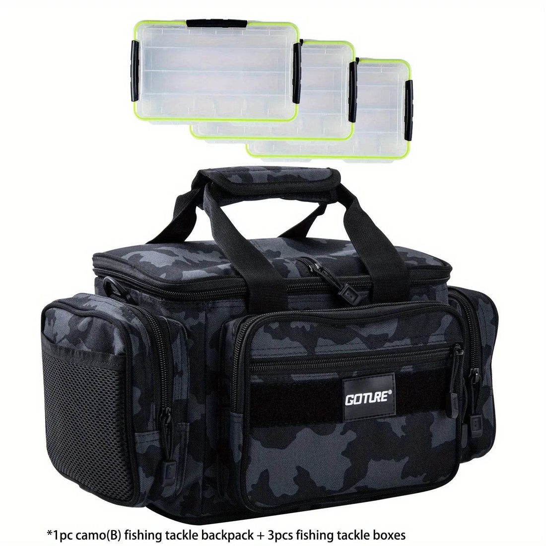 Goture Waterproof Fishing Bag – 3 Box Outdoor Backpack - Fish & Cheaps | Fishing & Outdoor Gear