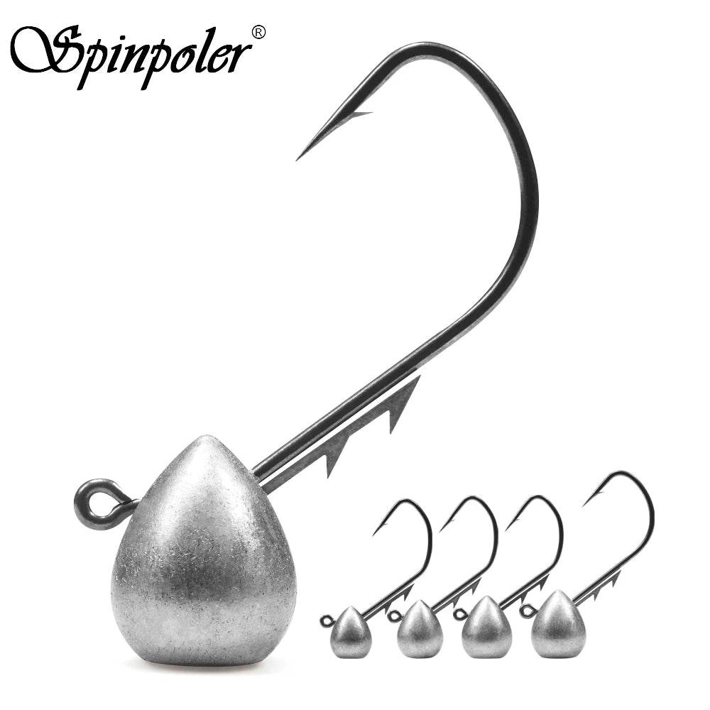 Spinpoler Stand-Up Jig Head Hook – Sharpened Precision - Fish & Cheaps | Fishing & Outdoor Gear
