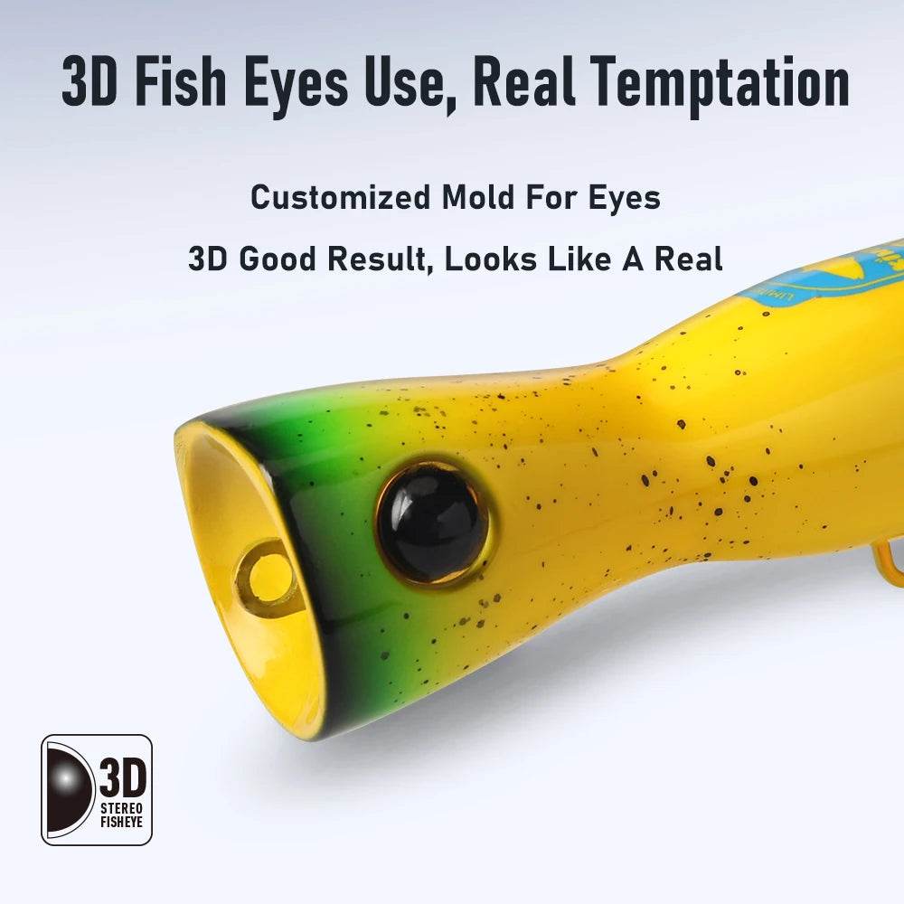 Kingdom GT Topwater Popper – 60g/85g, 160mm/185mm - Fish & Cheaps | Fishing & Outdoor Gear