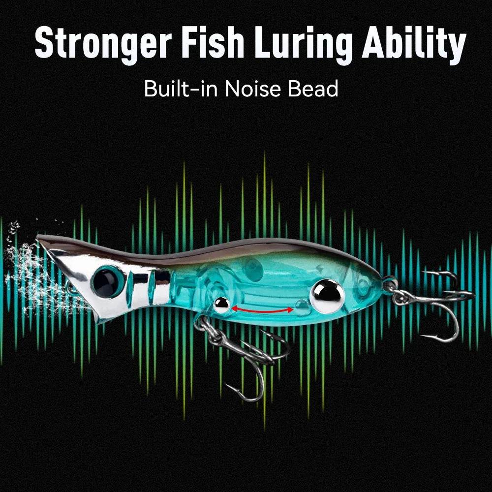 Kingdom Mini Popper Fishing Lure – 50mm Precision Bait - Fish & Cheaps | Fishing & Outdoor Gear